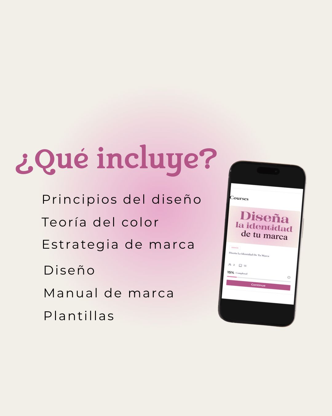 ¿Qué incluye el curso?