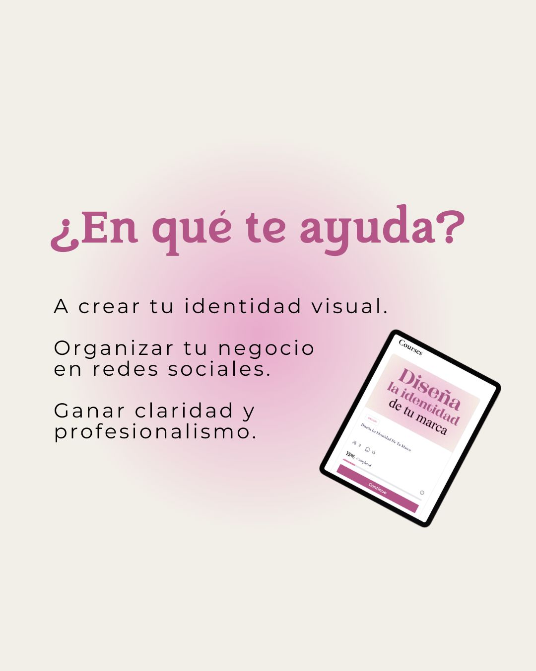 ¿En qué te ayuda el curso?