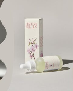 Hanami Rituals — Sérum y packaging