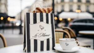 Le Manoir — Bolsa en café parisino